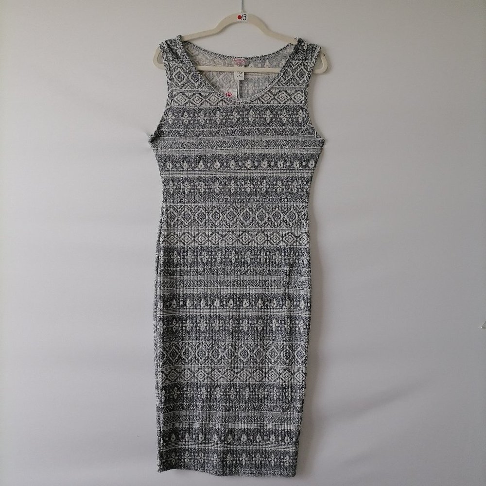 New Pretty Young Thing WOmen's Gray Sleeveless Dress Size XL
